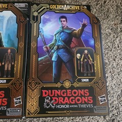 Lot Of 3 Dungeons & Dragons Action Figures Holga Edgin & Simon NEW
