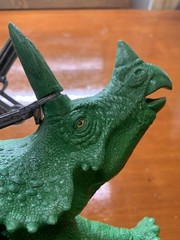 CUSTOM BIONATOPS Triceratops He-man MOTU Must See! ONE-OF-A-KIND! Jurassic Park