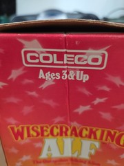 Coleco 1986 Vintage Wisecracking Alf With Box *Missing Voice Box*