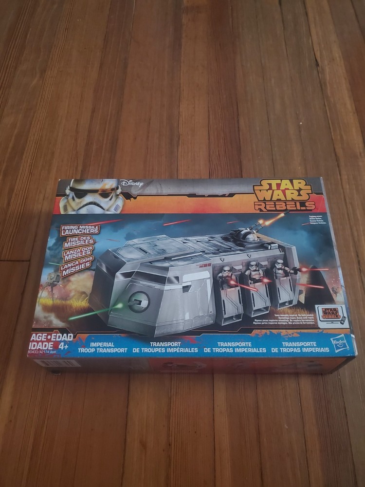 Star Wars Rebels Imperial Troop Transport Firing Missle Launchers Hasbro 2014