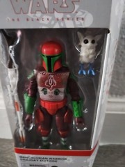 Star Wars The Black Series Mandalorian Warrior Holiday Edition Action Figure
