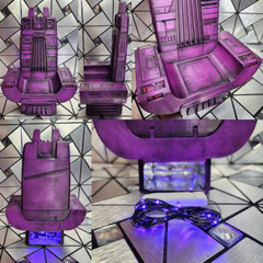 TRANSFORMERS MEGATRON THRONE With Led Light, Legend Scale, Fits Romulus Figure