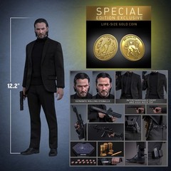 Hot Toys John Wick MMS832 832 Special Edition Sculpted Hair Version In Hand U.S.