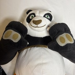 King Fu Panda Talking Po Plush Electronic Wrestling Buddy AA Battery 2010 Tested