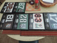 2002 NFL PLAYOFF ABSOLUTE PLAQUES, PERSONALLY AUTOGRAPHED BY PLAYER, LIMITED ED.
