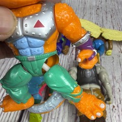 Vintage Lot Of 8 TMNT Action Figures 1990’s Turtles