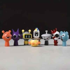 12/24/48pcs Sprunki Action Figures Model Toy Birthday Gift Figurine Set