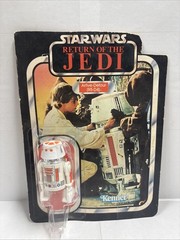 Vintage 1983 Star Wars R5-D4 Arfive Defour ROTJ Figure – Sealed Top Cut See Pics