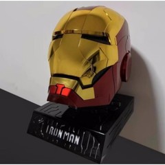 US STOCK Golden MK5 Iron Man Helmet AUTOKING Wearable Voice-control Cosplay Mask