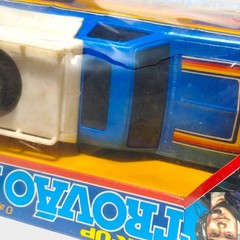 SEALED GLASSLITE BRAZIL BLUE THUNDER TROVÃO AZUL PICK-UP VEHICLE NIB 1980s