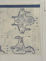 VINTAGE GI JOE AIR CHARIOT BLUEPRINTS ARAH