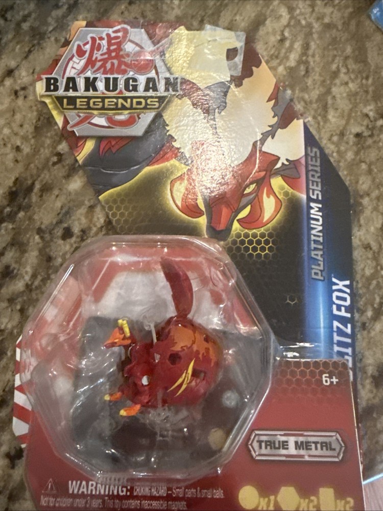 Bakugan Legends BLITZ FOX Platinum Series Figure new #44540