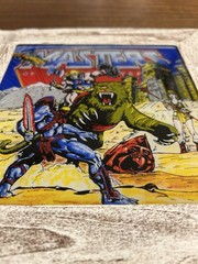 Vintage RARE 1980’s He-Man Roboto Masters of the Universe Carnival Glass Prizes