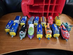 Chuggington Die-Cast Train Lot 15 & Plastic Trains Carrying Case EUC