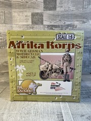 The Ultimate Soldier Afrika Korps German Motorcycle & Sidecar New NIB Rare