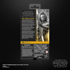 the Black Series Jedi Temple Guard, the Clone Wars Premium Collectible 6 Inch Ac
