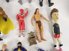 Large Lot Vintage 1990’s Action Figure Toys Dragonball Z Star Wars Power Rangers