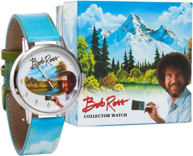 Bob Ross Collectors Analog Watch Licensed Retro Pop Culture Painter Mighty Mojo