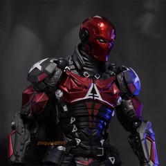 1/12 Red Hood Red Mask Head Sculpt for 12in Action Figure Sodier Body Toy