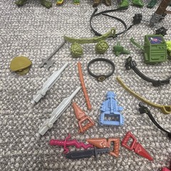 Teenage Mutant Ninja Turtles 80-90s Mixed Figures Weapons TMNT