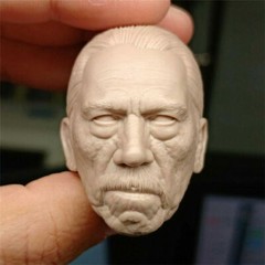 1:6 Danny Trejo PVC Head Sculpt Carved Model For 12inch Male Action Figure Body