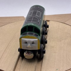 Thomas Wooden Railway Green D261 The Diesel Train Vintage 1997 Britt Allcroft