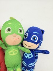 PJ Masks Toys Lot Plush Figures Gekko Owlette Catboy Complete Set Bundle 3 PC