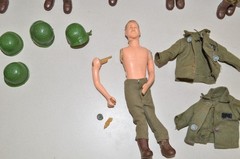 Vintage 1966 TOPPER TOYS THE TIGERS Action Figure Lot 6.5″ Tall With Accessories