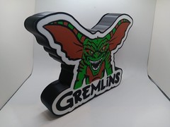 Retro Gremlins Stripe lightbox sign light box for gremlins collection display