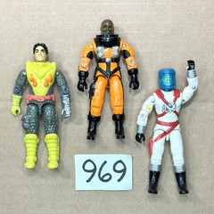Lot of 3 Vintage GI Joe Action Figures – 1994 Sci-Fi, Roadblock, and Payload