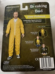 Mezco Toyz Breaking Bad Jesse Pinkman Yellow Hazmat Action Figure New Sealed
