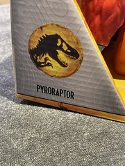 Imaginext Jurassic World Dominion Dinosaur Toy Pyroraptor XL Poseable 10-Inch Fi