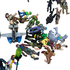 Mixed Action Figure Loose Collectible Toys Assorted Characters Heroes Lot of 53