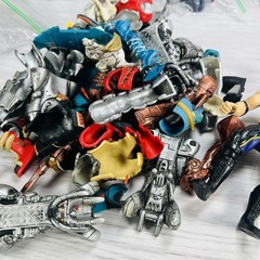 WWE Stomp Accessories Lot Figure Weapons Rock Stone Cold Undertaker Space WWF