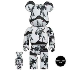 Medicom BE@RBRICK Highway man Brandalism Banksy 400% and 100% set Bearbrick