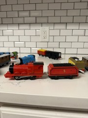 Thomas & Friends Huge Lot Of 35pcs Mixed Years VTG 90s 2000s Die Cast & Plastic