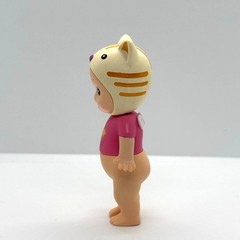 New Kewpie/Angel Collectible Mini Figure, Lucky Pink Tabby Cat Costume, Open Box