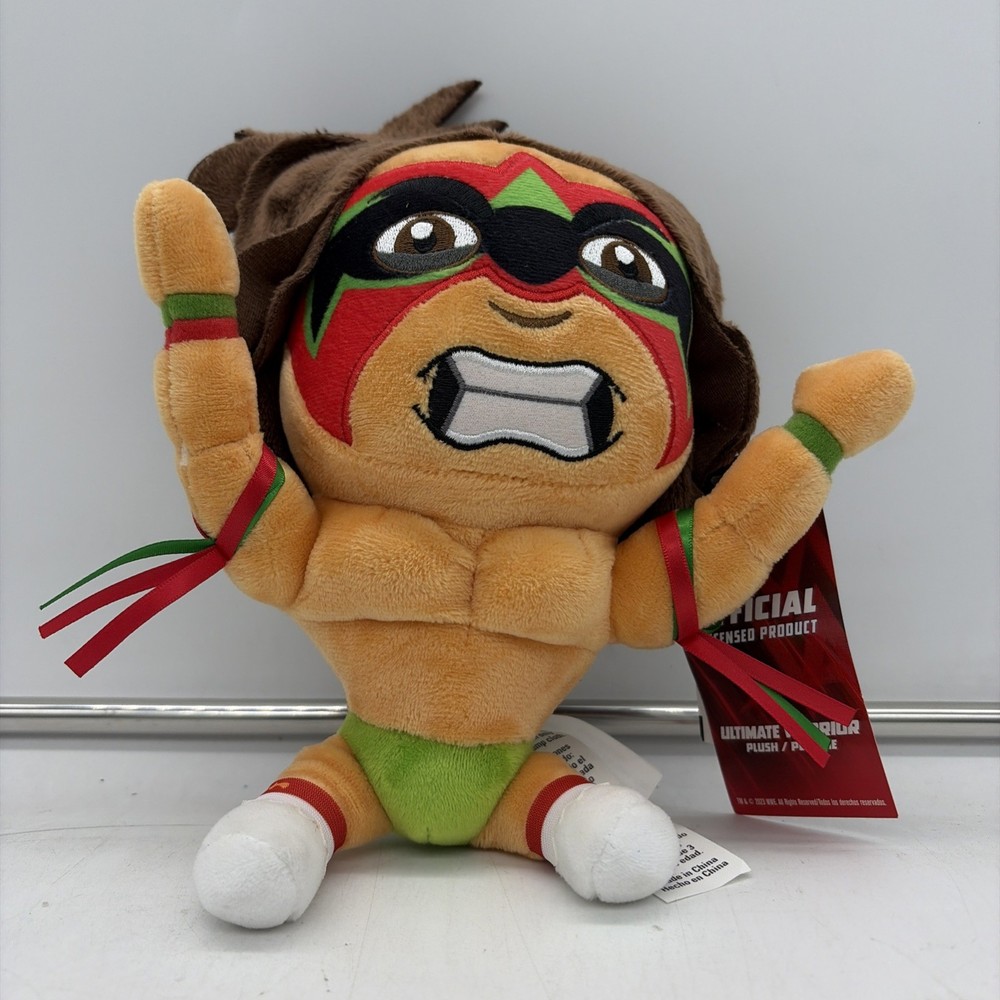 WWE The Ultimate Warrior WM Exclusive Plush 9″ Figure Wrestling Stuffed 2023