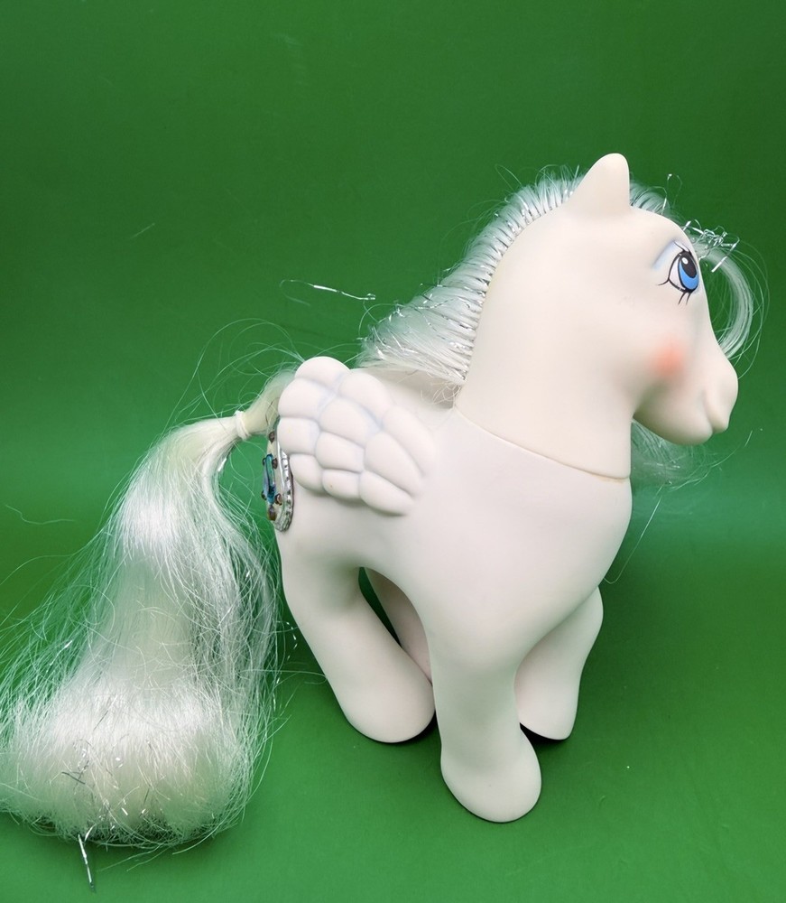 VINTAGE G1 MY LITTLE PONY PRINCESS TIFFANY WHITE PEGASUS 1987 HASBRO MLP RARE