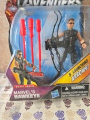 THE AVENGERS MARVEL’S HAWKEYE ACTION FIGURE MOVIE SERIES HASBRO #13 NEW SEALED