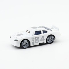 2PCS Disney Pixar Cars McQueen Film No.84 White&Blcak Apple Car Toy Car Gift