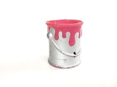 101 Dalmatians Hiding in paint pot Figure, Vintage McDonald’s 1990’s