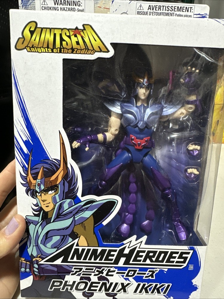 Bandai Saint Seiya Knights of the Zodiac Anime Heroes Phoenix Ikki Figure NIB