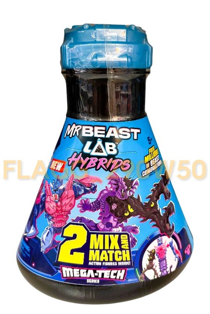 NEW! Mr. Beast Lab Hybrids MEGA-TECH SERIES 2 Mystery Mix & Match Figures *READ*