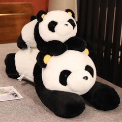 80cm Giant Panda Plush Toys Soft Sleep Pillow Cartoon Animal Bear Stuffed Gifts