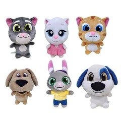Talking Tom and Friends Plush Toy Cat Dog Cartoon Game Stuffed Animal Doll Set