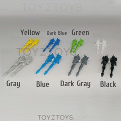 3D DIY Spoiler KIT Laser gun pairs FOR Siege Starscream Thundercracker Skywarp
