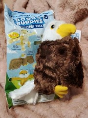 Wild Republic Huggers Book Buddies Plush Slap Bracelet Cuff BALD EAGLE (SPIRIT)