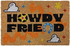 TOY STORY HOWDY FRIEND OFFICIAL DOORMAT 60 X 40 CM COIR PVC BACK MAT PYRAMID