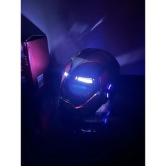 Autoking Iron Man Mask Mk5 1:1 Helmet Wearable Voice Touch Cosplay Props Jarvis